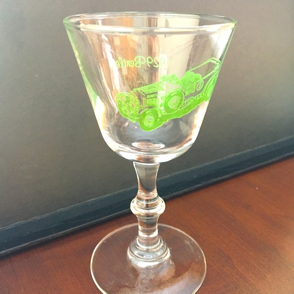 Six Mid century Cordial Glasses - Picture 3 of 6